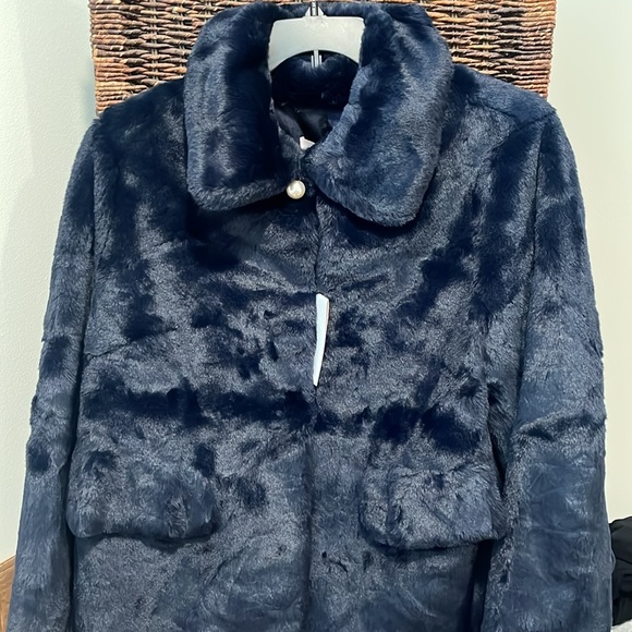 Gal Meets Glam Deep Blue coat - Picture 3 of 5